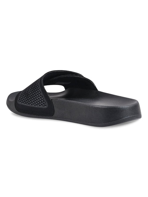 SL-407A Black Men's Slides